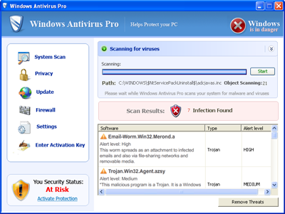 Windows Antivirus Pro